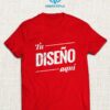 camisetas rojo diseno