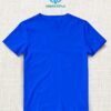 camiseta azul electrico