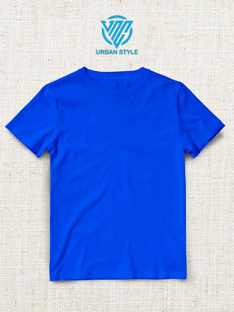 camiseta azul electrico